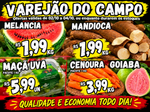 Ofertas do Varejão do Campo válidas até (04/10/2026)